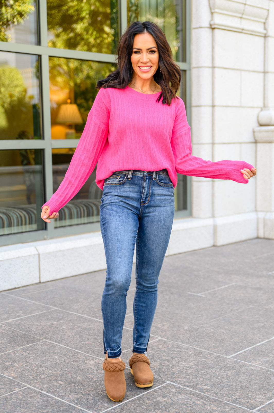Judy Blue Catch and Release Side Slit Skinny Jeans