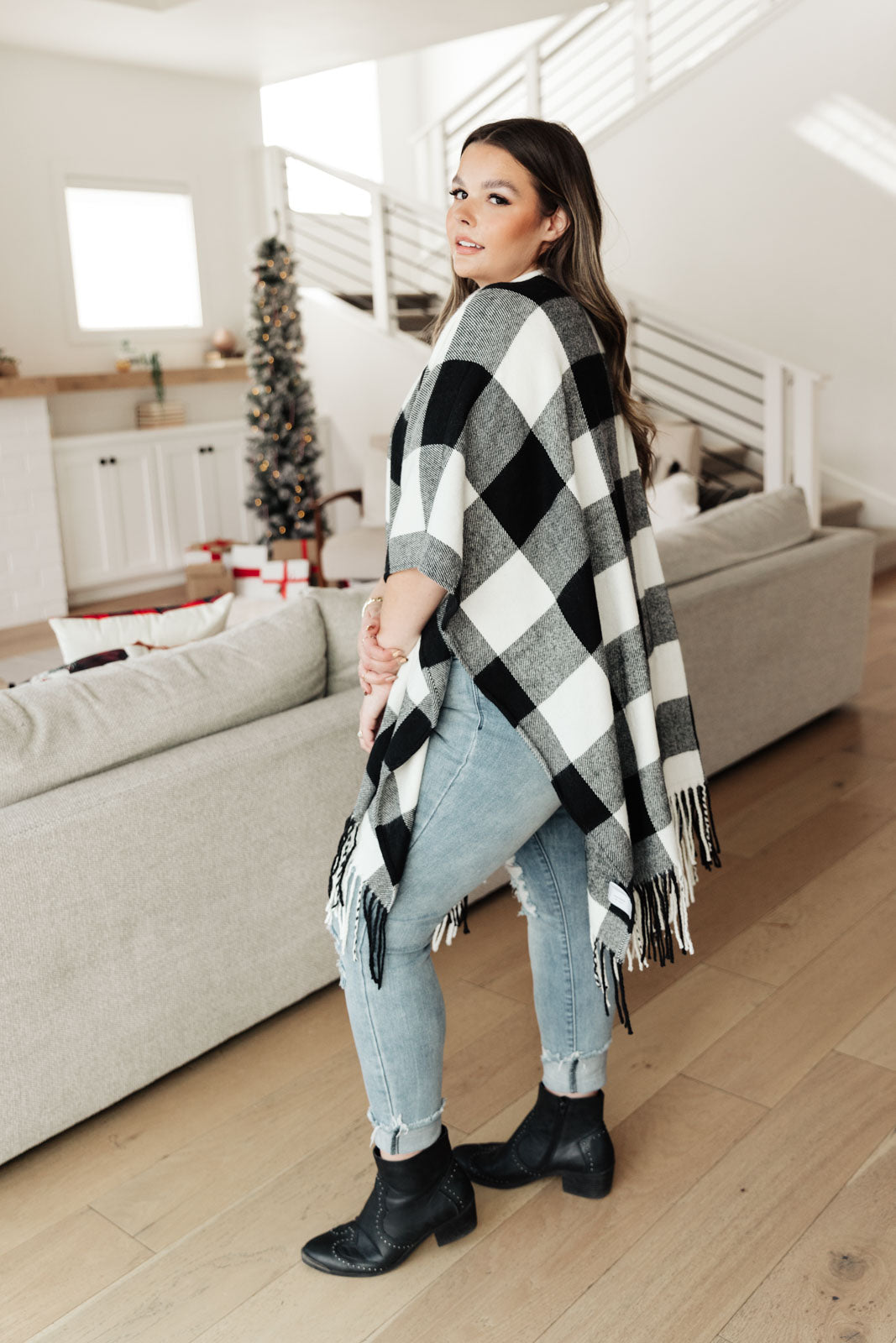 S'all Good Y'all Buffalo Plaid Shawl