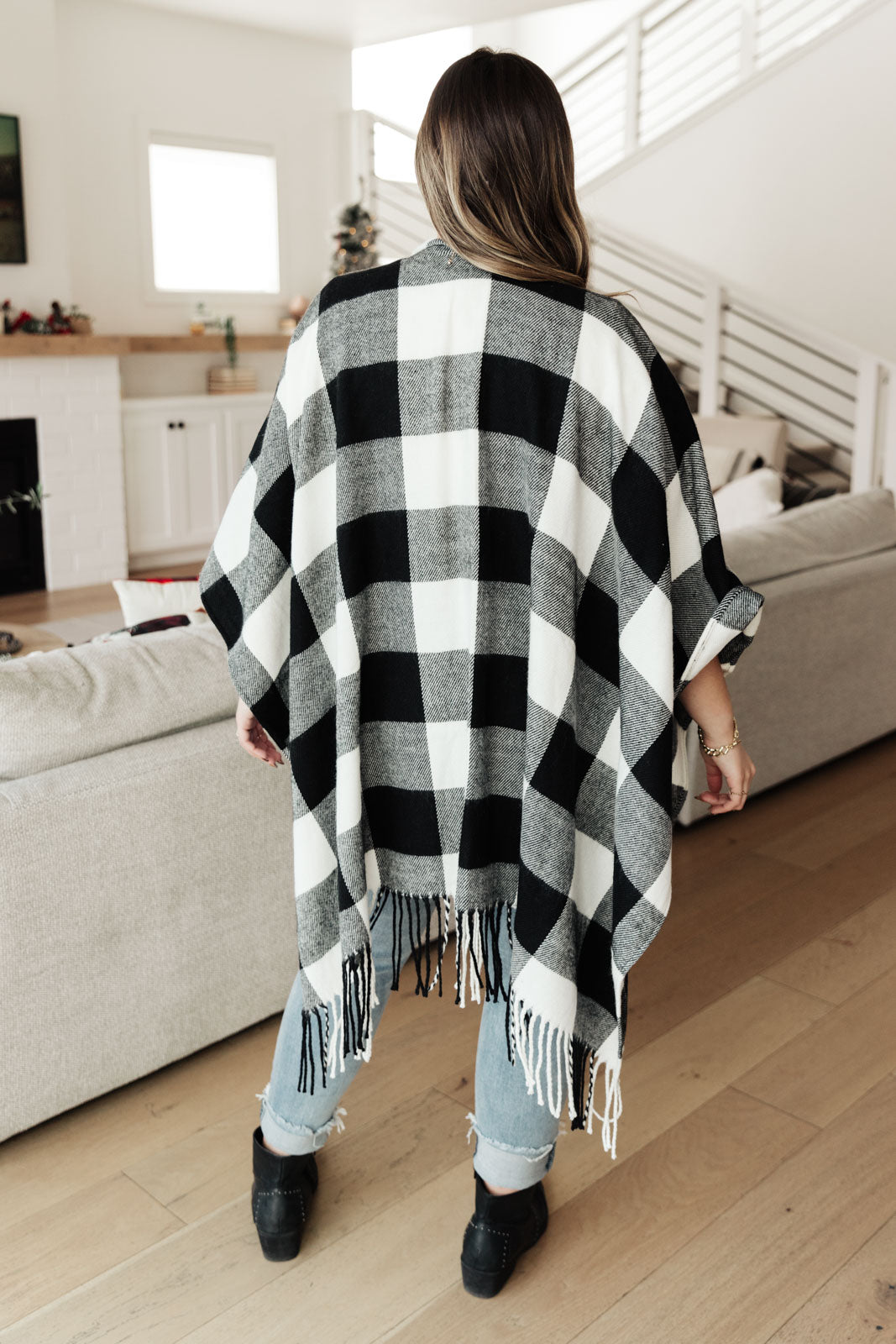 S'all Good Y'all Buffalo Plaid Shawl