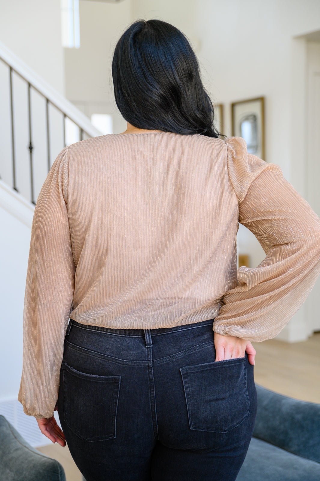 Make You Swoon Faux Wrap Bodysuit
