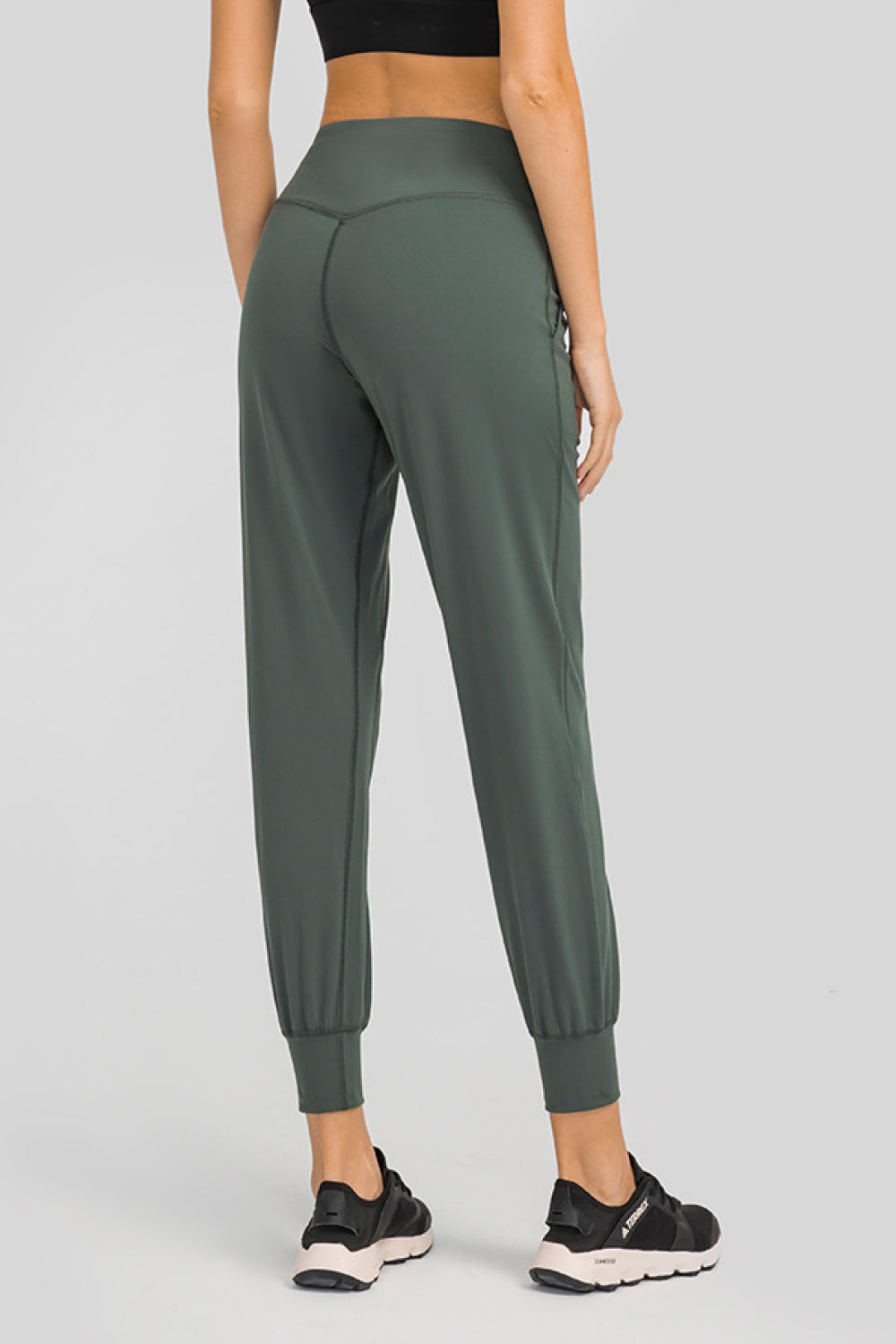 Wide Waist Jogger Pants