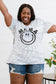 MAMA Smiley Face Graphic Tie-Dye Tee Shirt   