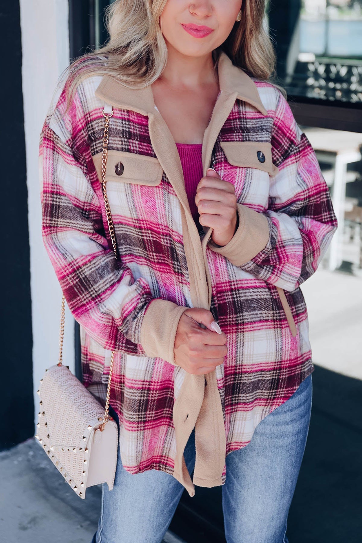 The Juliet Plaid Shacket