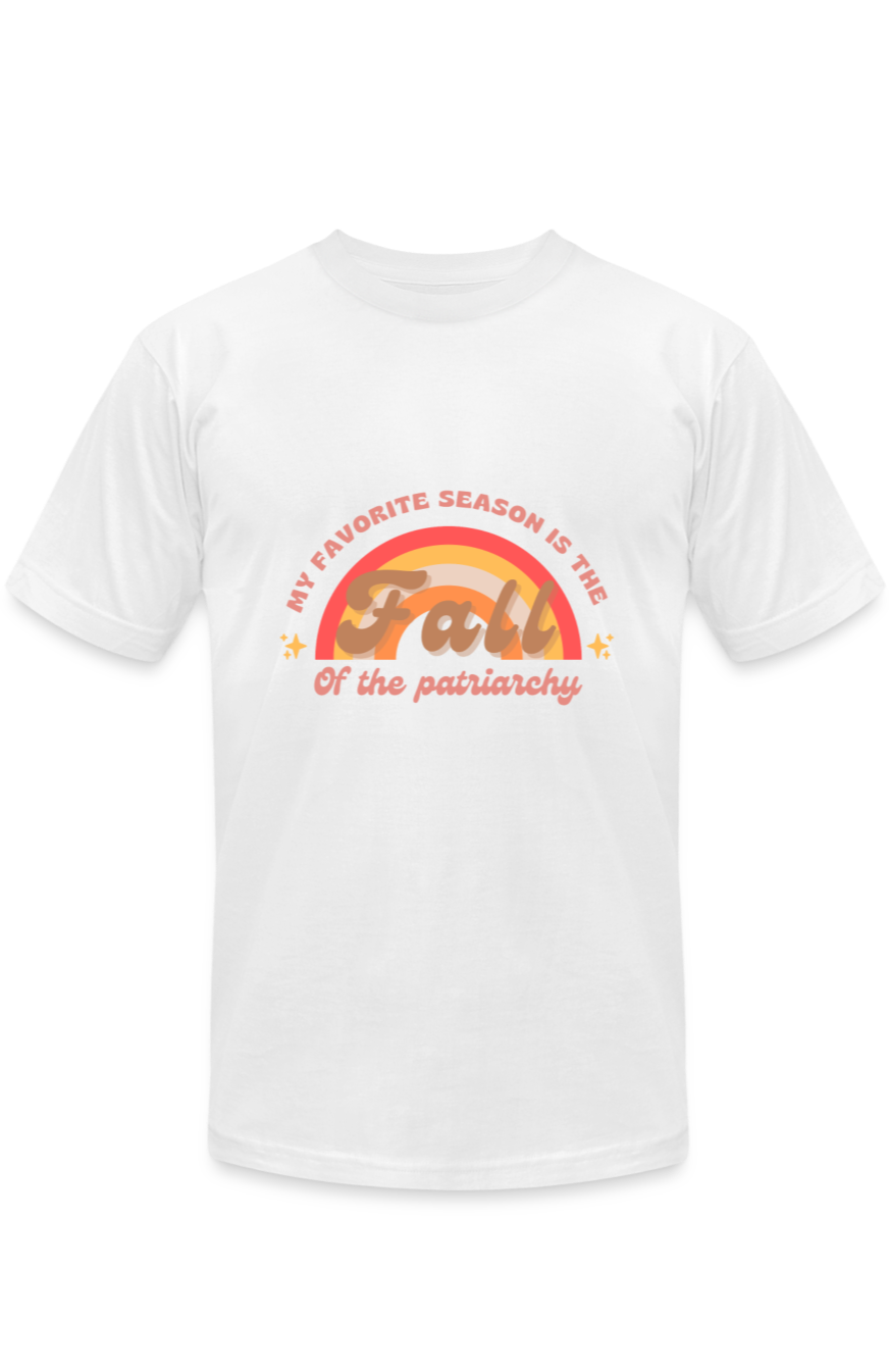 Fall of the Patriarchy Graphic Tee in White