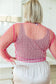 Pearl Perfection Sheer Top in Pink   