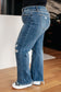 Judy Blue Throw It Back High Rise 90's Straight Leg Jeans   