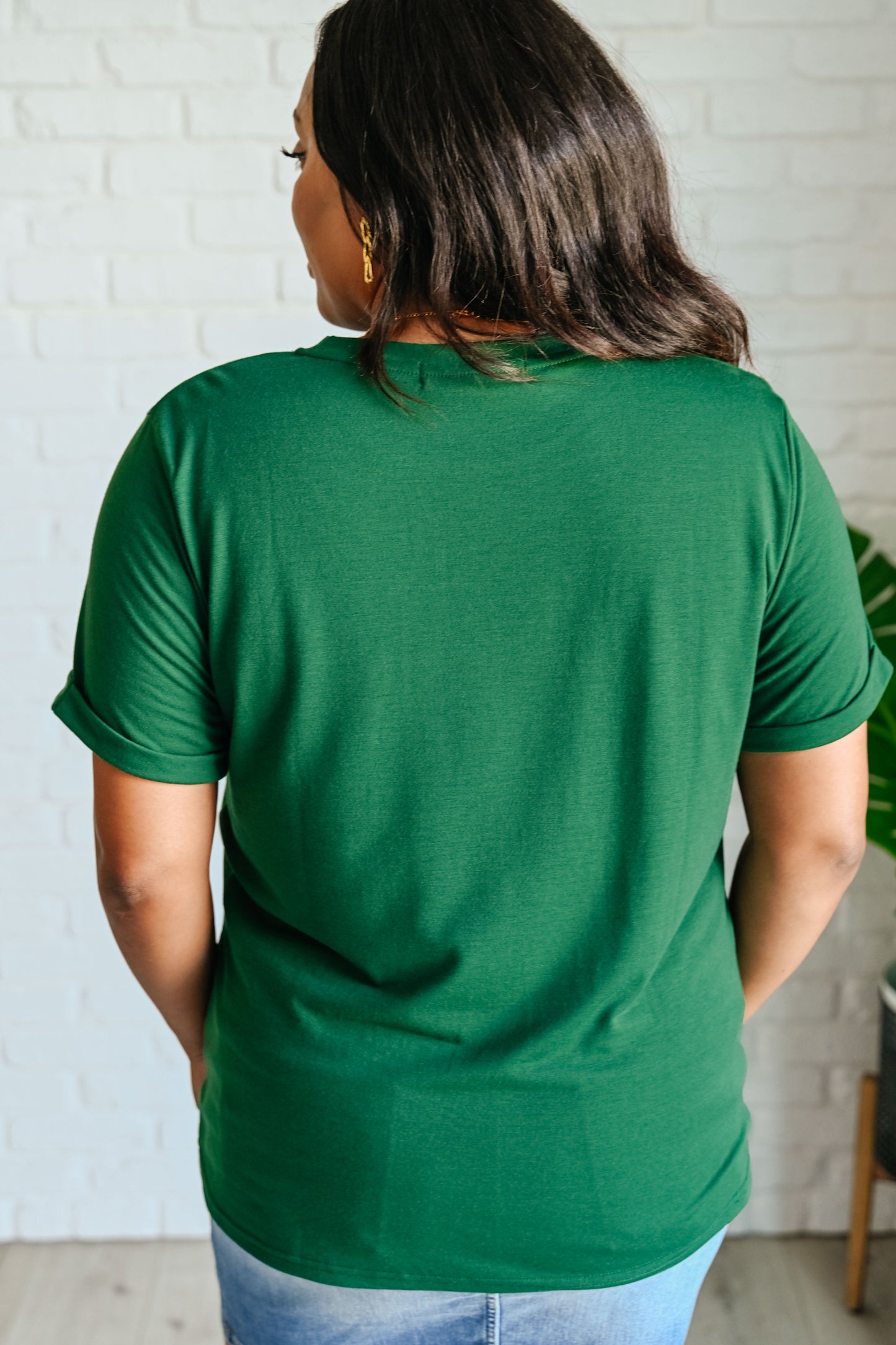 Uptown Crew T-Shirt in Green   