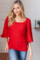 Look My Way Puff Sleeve Blouse   