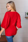 Look My Way Puff Sleeve Blouse   