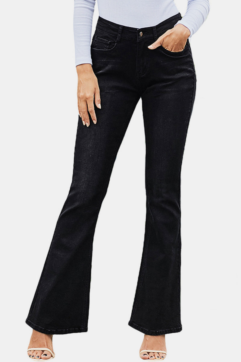 High Rise Flare Jeans   