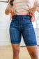 Cassidy Denim Biker Shorts   