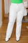 Judy Blue Give It To Me Straight Leg White Jeans   