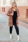 Pumpkin Patch Plaid Jacket Rust 1XL 