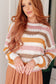 Ahead of the Curve Striped Sweater   
