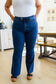 Judy Blue Holding On Tight High Rise Tummy Control Flared Jeans Dark Wash 14W 