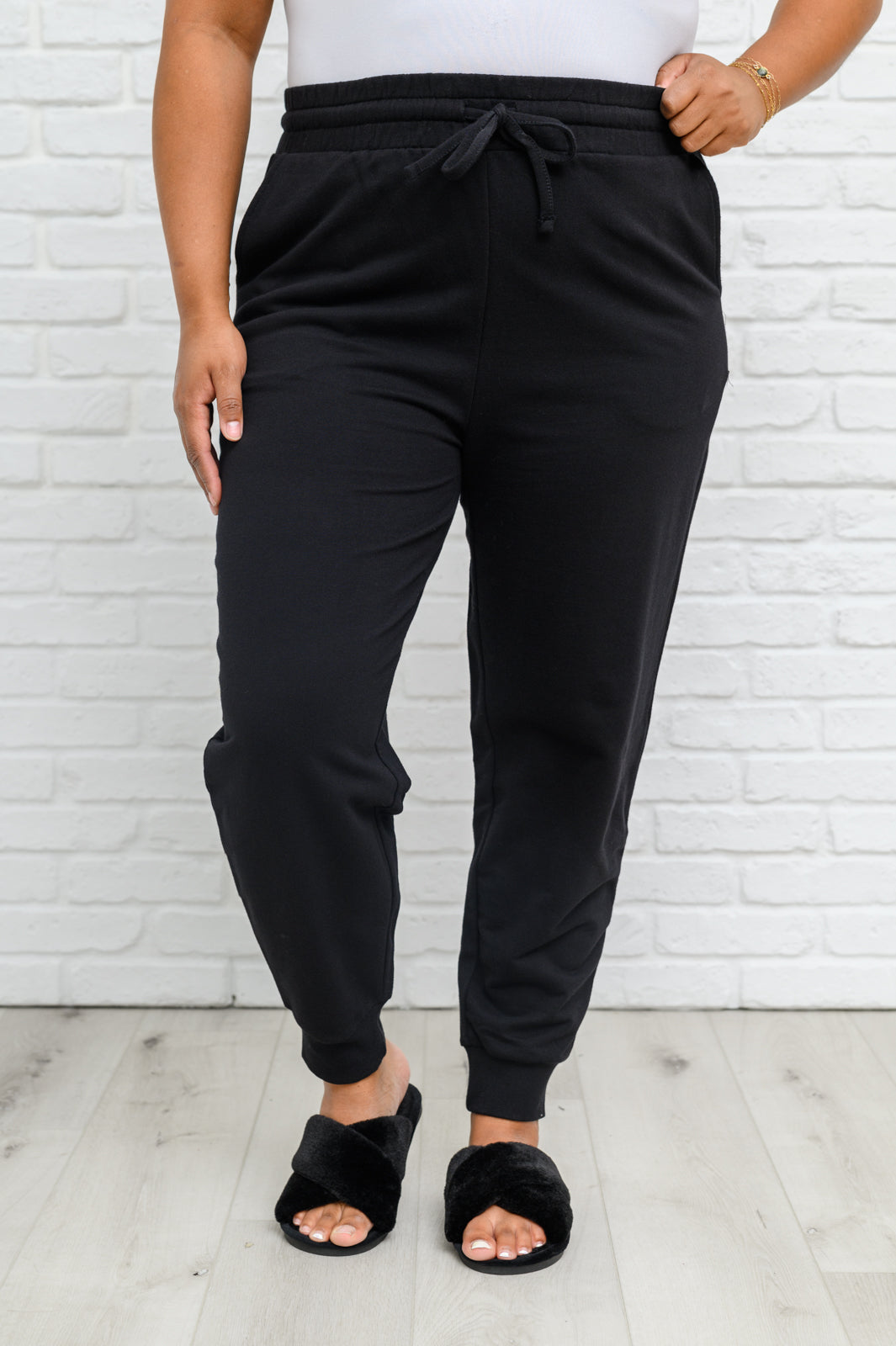 Keep it Cool French Terry Joggers In Black Black 1XL 