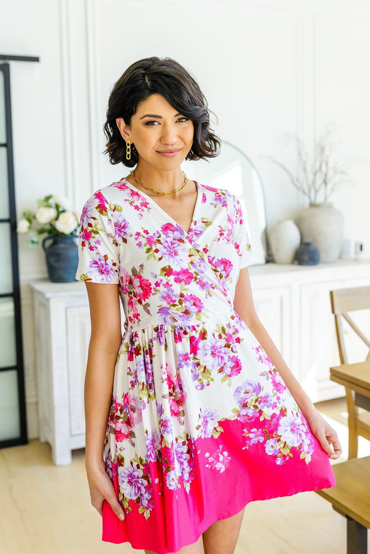 Floral Fling Skort Dress   