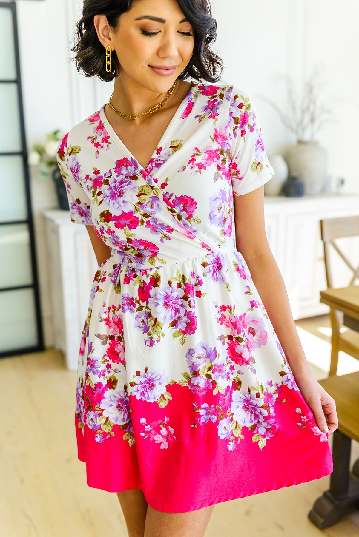 Floral Fling Skort Dress   