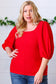 Look My Way Puff Sleeve Blouse   