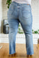 Judy Blue Tried and True Raw Hem Bootcut Jeans   