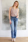 Judy Blue Rapunzel Braided Belt Loop Mid Rise Jeans   