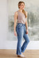 Judy Blue Rapunzel Braided Belt Loop Mid Rise Jeans   