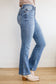 Judy Blue Rapunzel Braided Belt Loop Mid Rise Jeans   