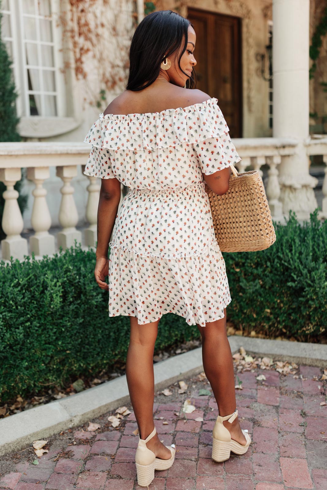 Thinking of You Floral Ruffle Dress   