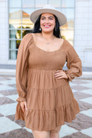 Love A Latte Babydoll Top In Slate main image 0