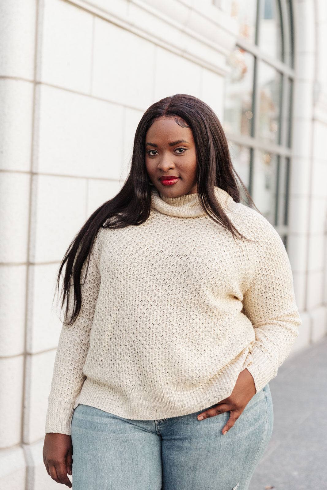 Back to Basics Sweater In Ivory   