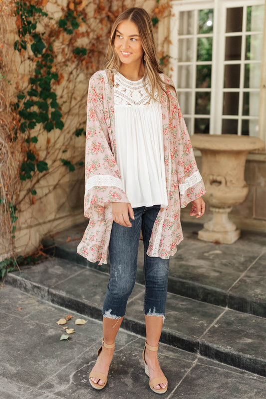 Floral Femme Kimono Floral XS