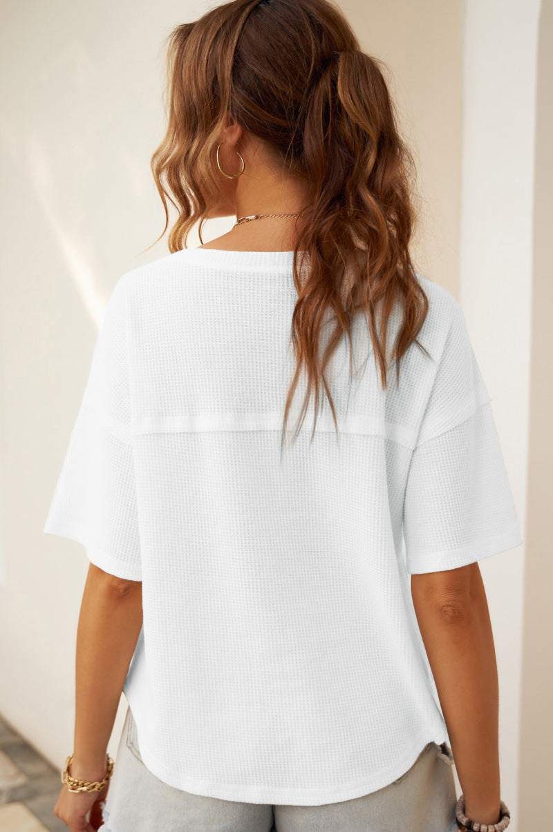 Flowy Sleeve Thermal Tee   