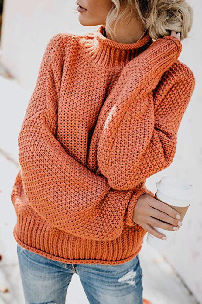Hey There Pumpkin Knit Sweater M Pumpkin 